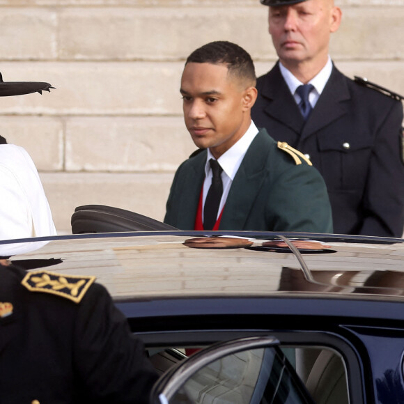 Le prince Albert II de Monaco, la princesse Charlene - Arrivées à La cathédrale Notre-Dame-Immaculée de Monaco pour la messe lors de la Fête Nationale de la principauté de Monaco le 19 novembre 2022. © Dominique Jacovides / Bruno Bebert / Bestimage