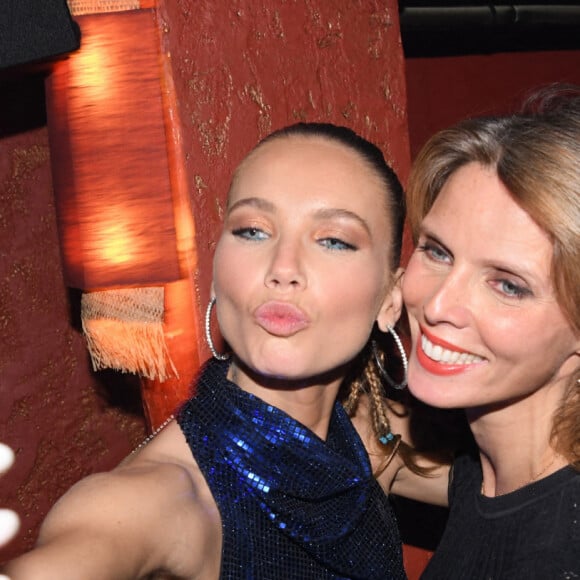 Exclusif - Amandine Petit (Miss France 2021) et Sylvie Tellier - Maëva Coucke fête son 28ème anniversaire au restaurant "Kuku" à Paris le 6 novembre 2022. © Rachid Bellak/Bestimage