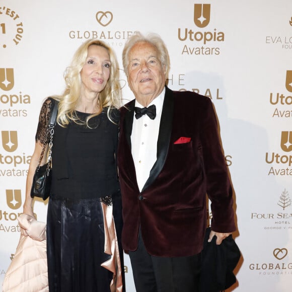 Sylvie Marshall, Massimo Gargia - Photocall de la 10ème édition du "Global Gift Gala 2022" au Four Seasons Hotel George V à Paris le 19 novembre 2022. © Marc Ausset-Lacroix / Bestimage