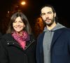 Anne Hidalgo et Tahar Rahim - Inauguration des illuminations de l'Avenue des Champs-Elysées à Paris. ©Coadic Guirec/Bestimage