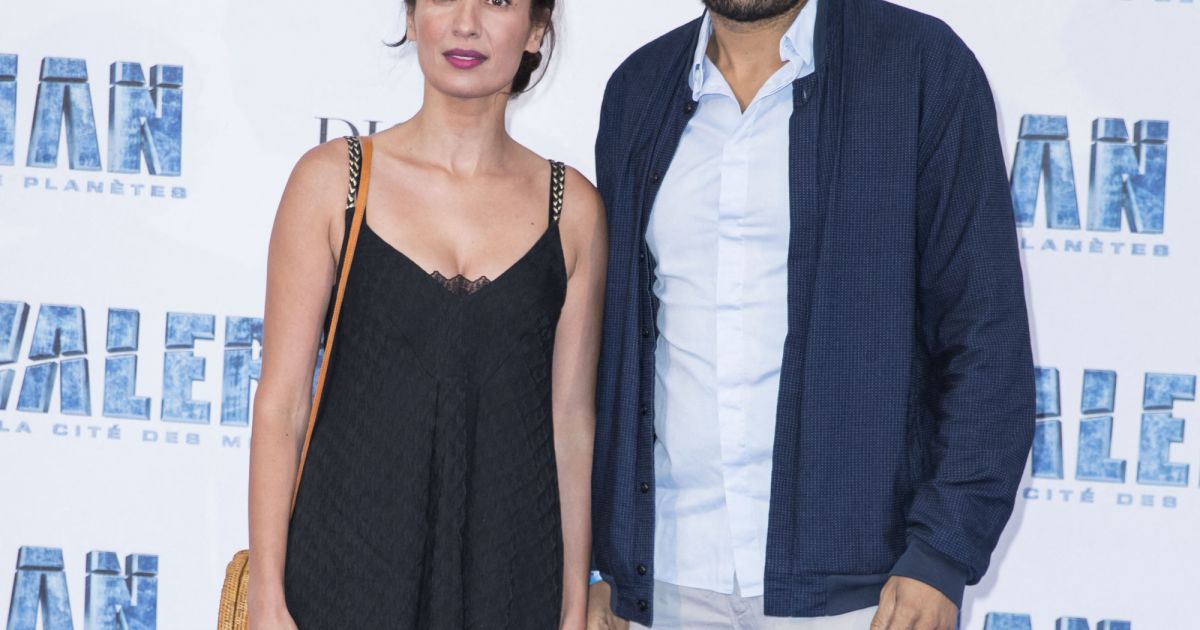 Amelle Chahbi et son compagnon Fabrice Eboué - Avant-première du film ...