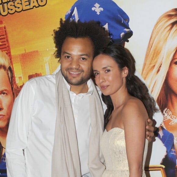 Fabrice Éboué et Amelle Chahbi - Première du film "Fatal" au Grand Rex à Paris.