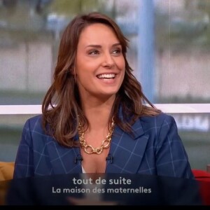 Julia Vignali émue dans "Télématin", le 22 novembre 2022, sur France 2