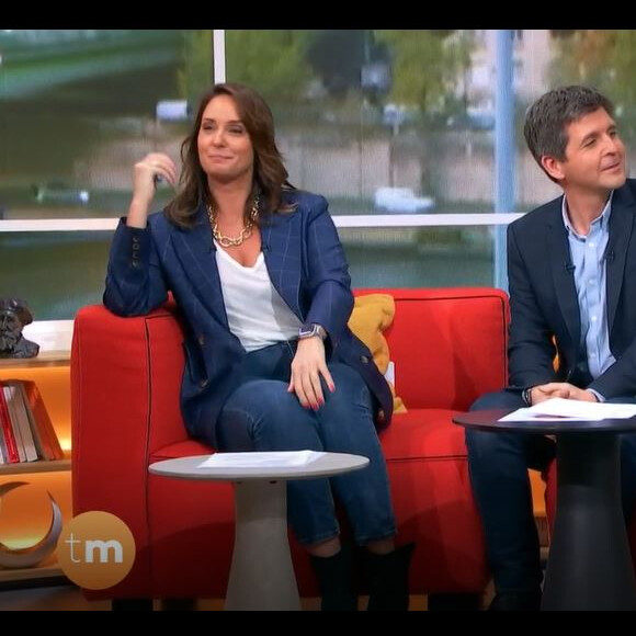 Julia Vignali émue dans "Télématin", le 22 novembre 2022, sur France 2