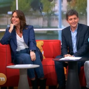 Julia Vignali émue dans "Télématin", le 22 novembre 2022, sur France 2