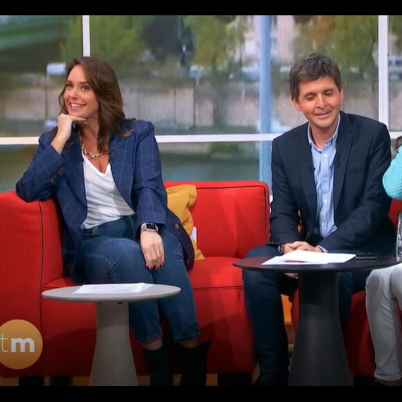 Julia Vignali émue dans "Télématin", le 22 novembre 2022, sur France 2