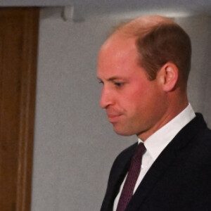 Le prince William, prince de Galles et Catherine Kate Middleton, princesse de Galles rencontrent le président de l'Afrique du Sud Cyril Ramaphosa à l'hôtel Corinthia London le 22 novembre 2022. 