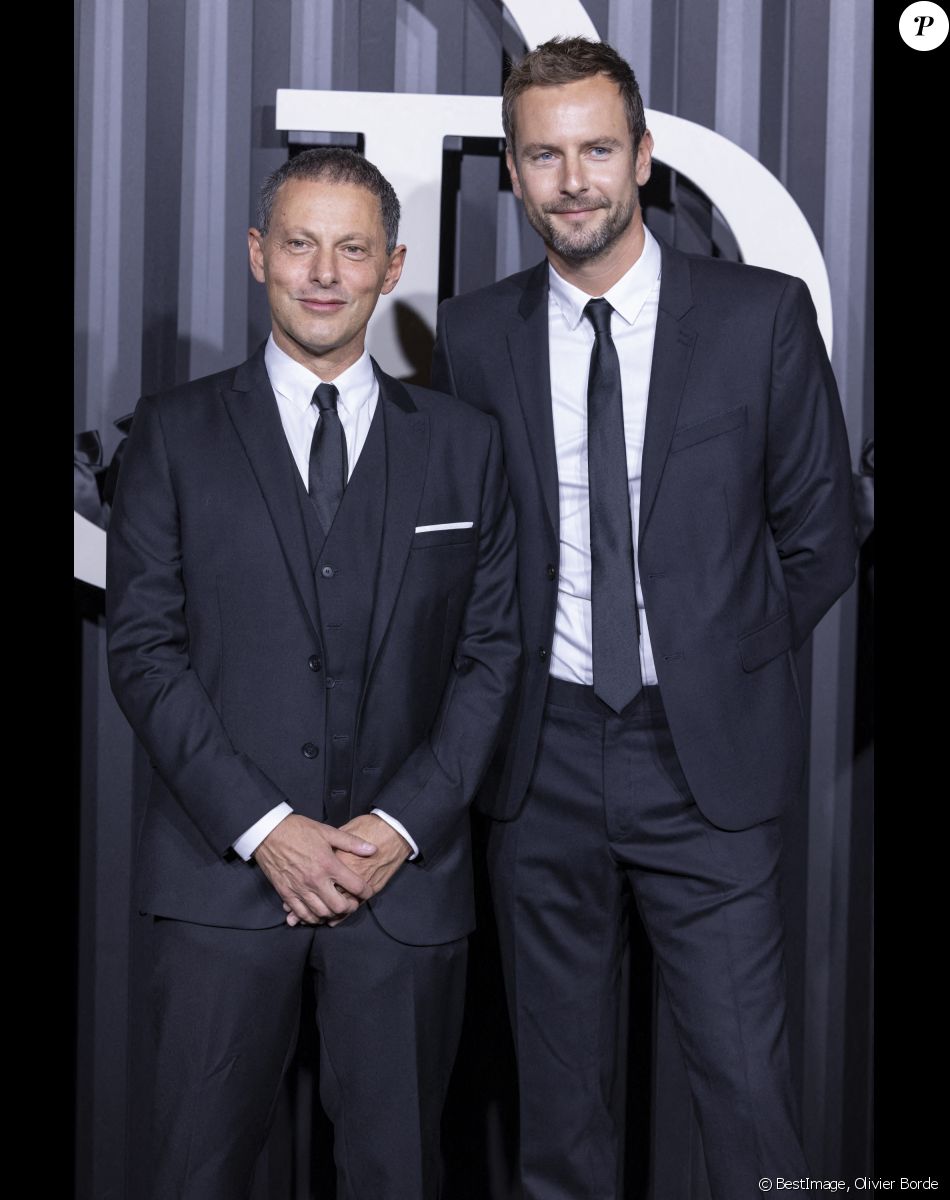 Marc-Olivier Fogiel et son mari Francois Roelants - Gala d'ouverture de la saison de la danse 2021/2022 au Palais Garnier à Paris © Olivier Borde / Bestimage