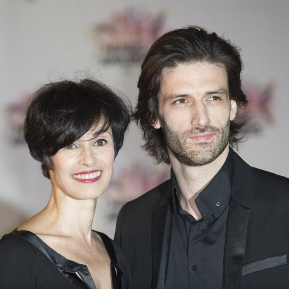 Marie-Claude Pietragalla et son compagnon Julien Derouault - 17e cérémonie des NRJ Music Awards 2015 au Palais des Festivals à Cannes, le 7 novembre 2015.
