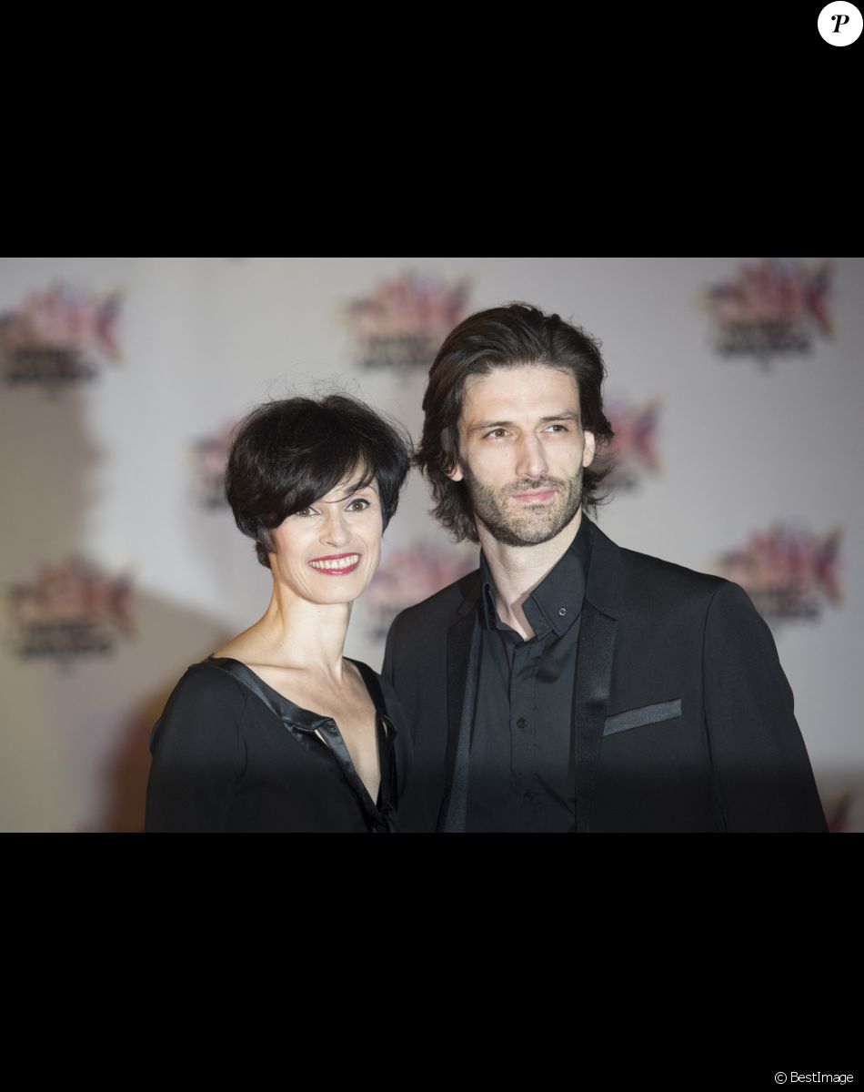 Marie-Claude Pietragalla et son compagnon Julien Derouault - 17e cérémonie des NRJ Music Awards 2015 au Palais des Festivals à Cannes, le 7 novembre 2015.