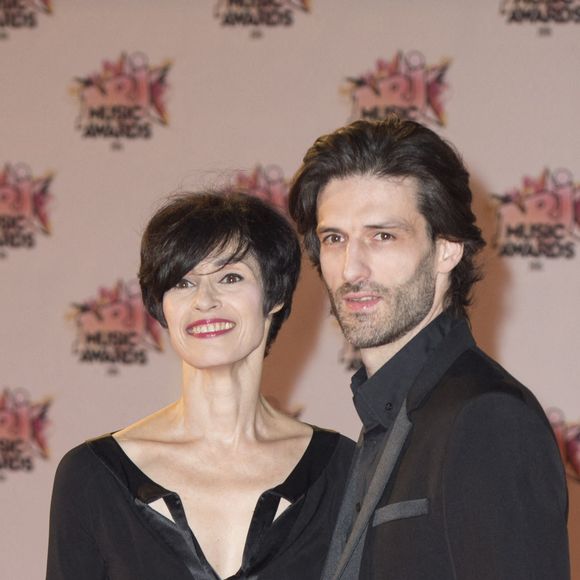 Marie-Claude Pietragalla et son compagnon Julien Derouault - 17e cérémonie des NRJ Music Awards 2015 au Palais des Festivals à Cannes, le 7 novembre 2015.