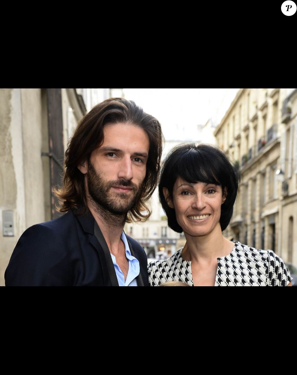 Julien Derouault, Marie-Claude Pietragalla - Soirée du Nouvel An juif chez Marek Halter à Paris le 8 septembre 2013.