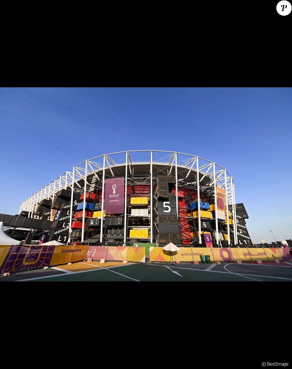 Illustration du stade 974 pour le match de football du groupe H opposant le Portugal au Ghana lors de coupe de Monde au stade 974 à Doha au Qatar. © Jean-Baptiste Autissier/Panoramic/Bestimage