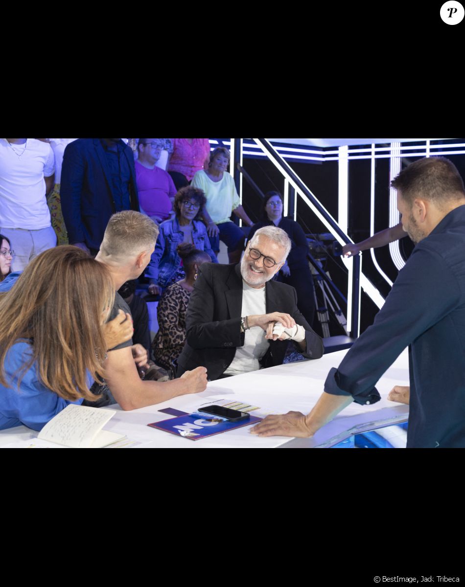 Exclusif - Laurent Ruquier sur le plateau de l'émission "Touche pas à mon poste". © Jack Tribeca / Bestimage