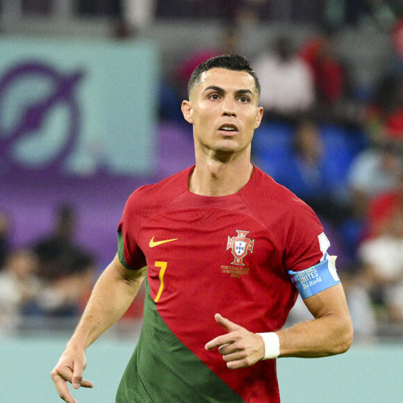Cristiano Ronaldo (POR) - Match de football de la Coupe du Monde de la FIFA, Qatar 2022 : Groupe H - Le Portugal remporte la victoire face au Ghana (3-2) au Stade 974 à Doha le 24 novembre 2022. © JB Autissier / Panoramic / Bestimage