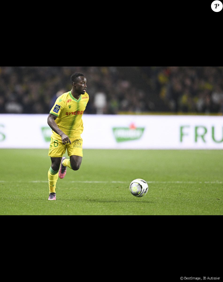 Osman Bukari (Nantes) - L'équipe de Lille l'emporte face à Nantes (1-0) lors du match de Ligue 1 Uber Eats, le 19 mars 2022. © JB Autissier / Panoramic / Bestimage