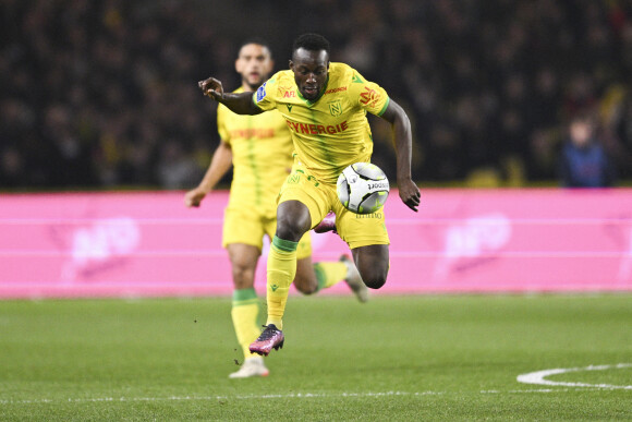 Osman Bukari (Nantes) - L'équipe de Lille l'emporte face à Nantes (1-0) lors du match de Ligue 1 Uber Eats, le 19 mars 2022. © JB Autissier / Panoramic / Bestimage