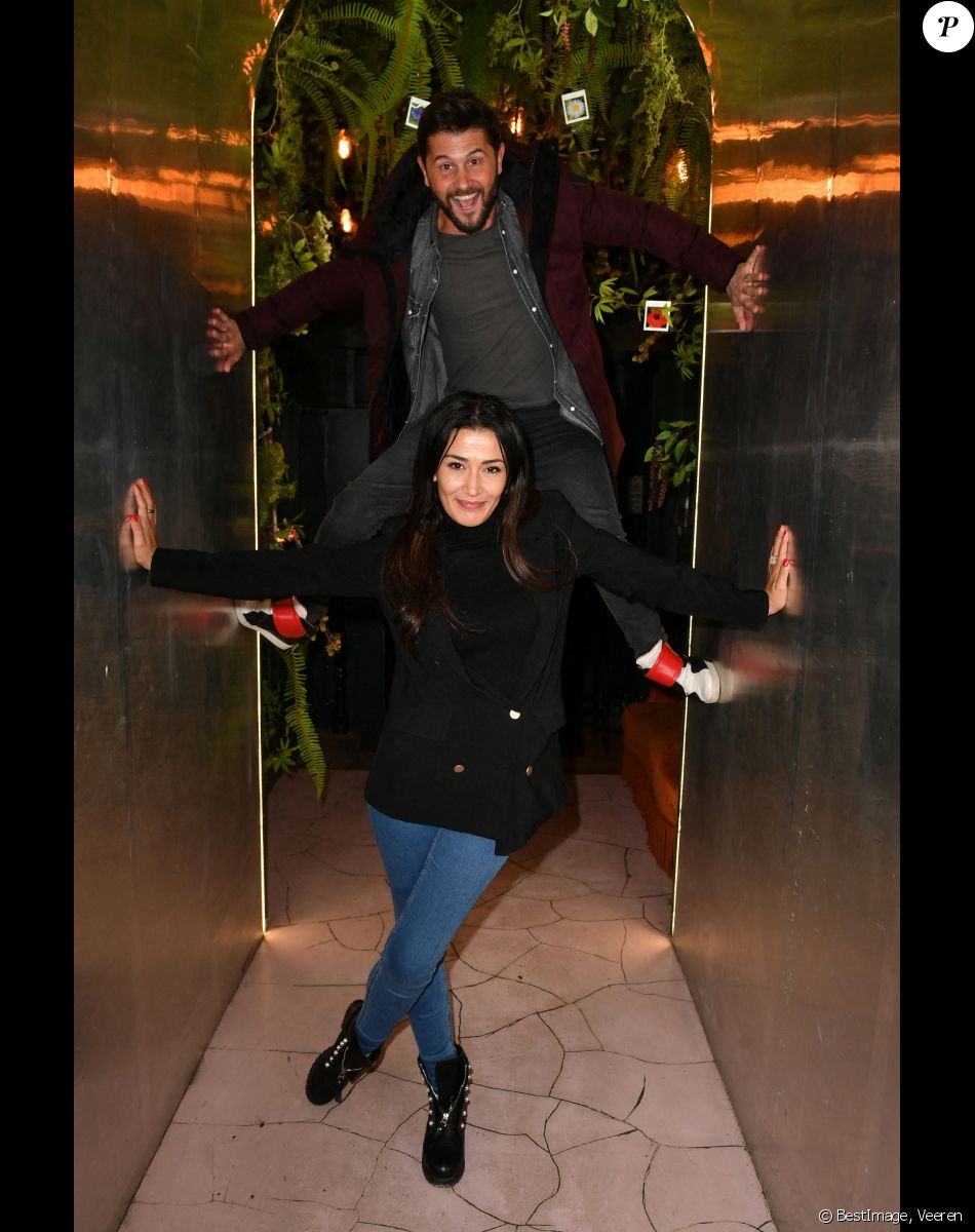 Exclusif - Christophe Beaugrand et Karima Charni - Link Party pour le lancement de l'instax Square Link by Fujifilm au Chéper à Paris le 24 novembre 2022. © Veeren/Bestimage