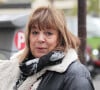 Michèle Bernier à la sortie de l'émission "Les Grosses Têtes" aux studios RTL à Neuilly-sur-Seine, France, le 21 novembre 2022. © Jonathan Rebboah/Panoramic/Bestimage 