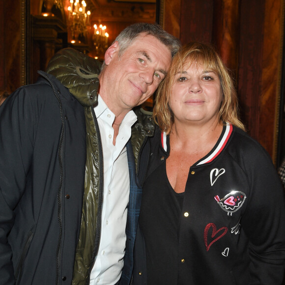 Bruno Gaccio et Michèle Bernier à la générale du woman show "Vive Demain !" de Michèle Bernier au théâtre des Variétés à Paris le 28 janvier 2019. © Coadic Guirec/Bestimage