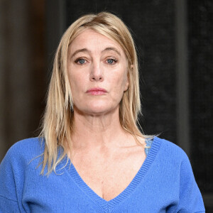 Valeria Bruni Tedeschi au photocall du film "Les Amandiers" ("Forever Young") à Rome.