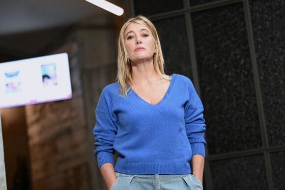 Valeria Bruni Tedeschi au photocall du film "Les Amandiers" ("Forever Young") à Rome, le 25 novembre 2022. 