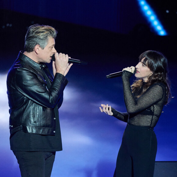 Exclusif - Benjamin Biolay et Juliette Armanet - Enregistrement de l'émission "La fête de la Chanson française" à Paris, diffusée le 29 novembre sur France 2. Le 7 novembre 2022 © Cyril Moreau-Veeren / Bestimage