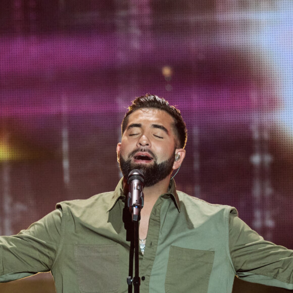 Exclusif - Kendji Girac - Enregistrement de l'émission "La fête de la Chanson française" à Paris, diffusée le 29 novembre sur France 2. Le 7 novembre 2022 © Cyril Moreau-Veeren / Bestimage