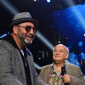 Exclusif - Kad Merad, Juliette Armanet et Michel Jonasz - Backstage - Enregistrement de l'émission "La fête de la Chanson française" à Paris, diffusée le 29 novembre sur France 2. Le 7 novembre 2022 © Cyril Moreau-Veeren / Bestimage