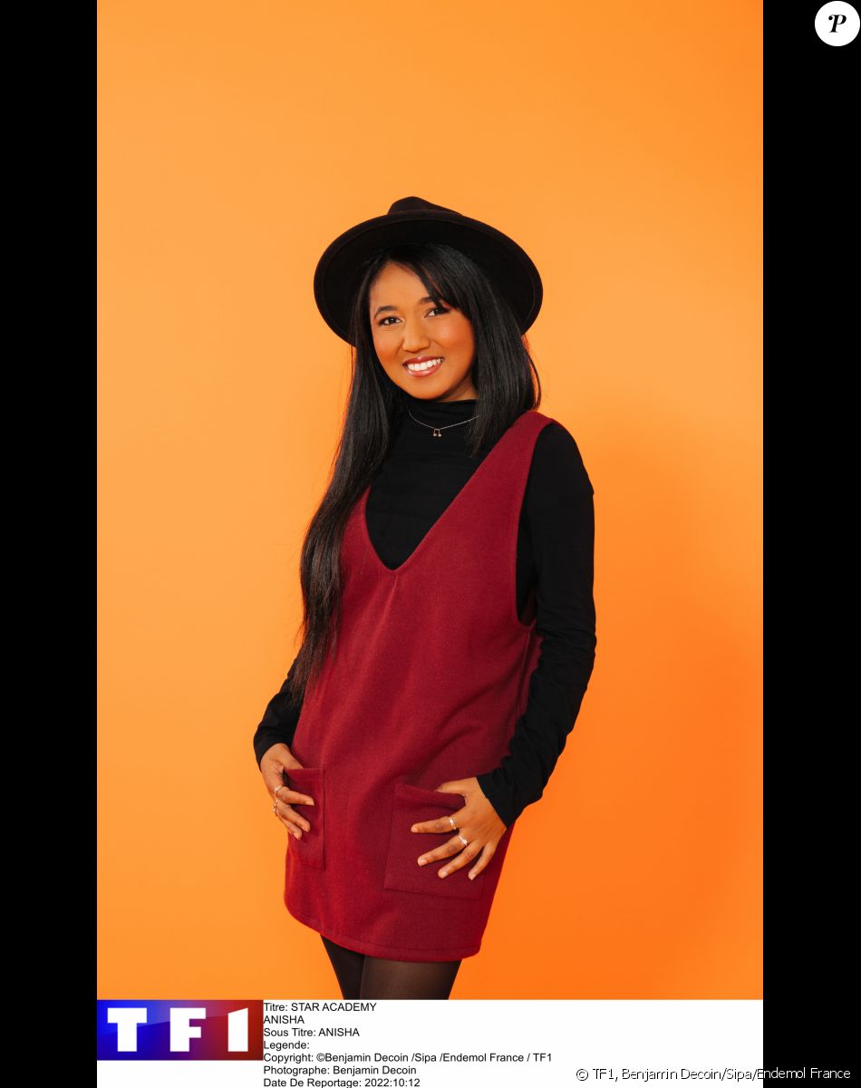 Photo officielle d'Anisha , candidat de la "Star Academy", sur TF1