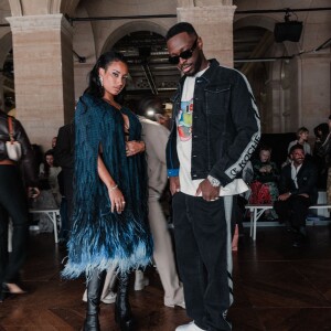 Exclusif - Demdem et Dadju au Front Row du défilé Koché Collection Femme Prêt-à-porter Printemps/Eté 2023 lors de la Fashion Week de Paris, le 24 septembre 2022.