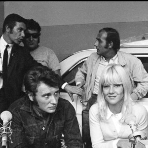 Johnny Hallyday et Sylvie Vartan, en 1968