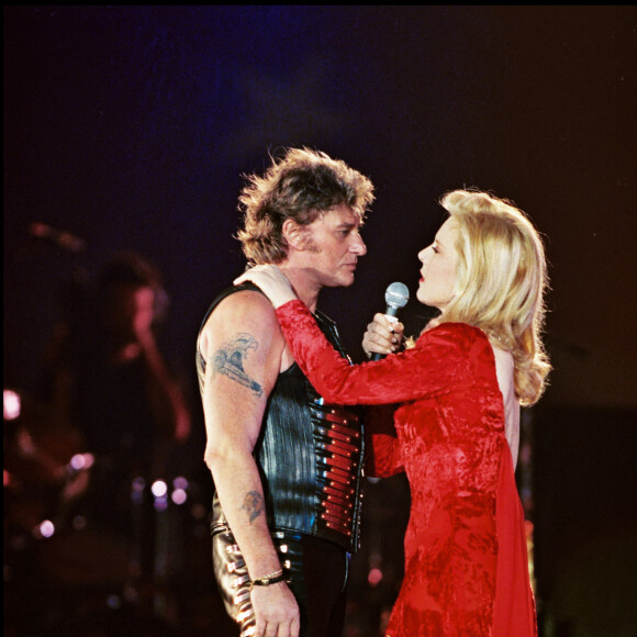 Johnny Hallyday et Sylvie Vartan, en 1993