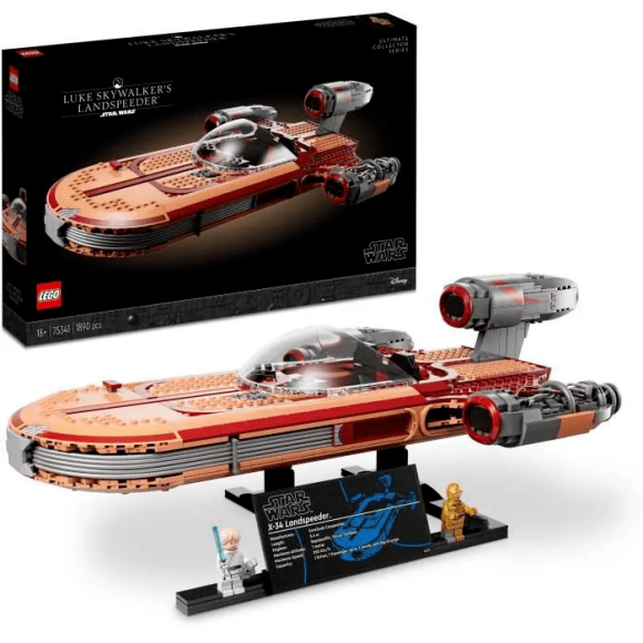 Reproduisez l'iconique vaisseau spatial Lego Star Wars Le Landspeeder de Luke Skywalker