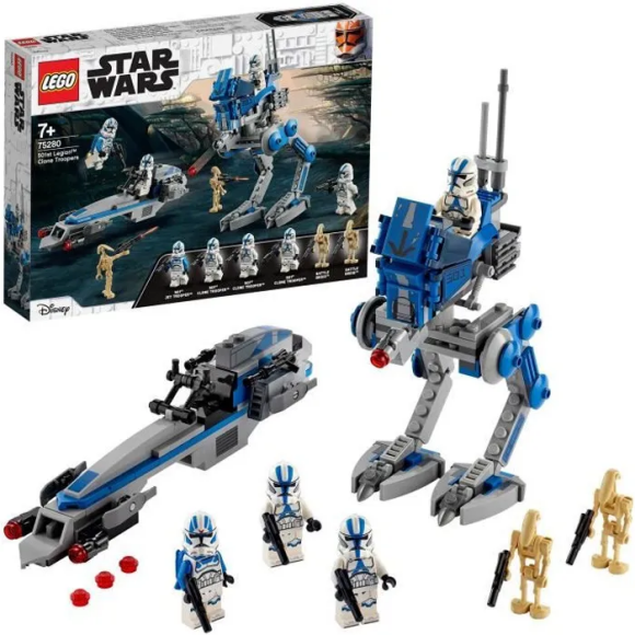Prenez part à ce combat épique avec le jeu Les Clones Troopers de la 501e Légion Lego Star Wars