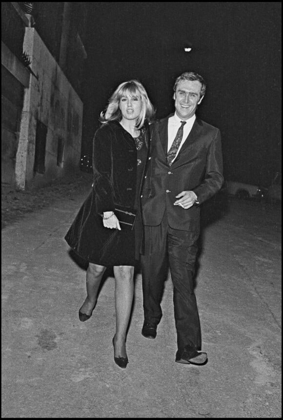 Marc Simenon et Mylène Demongeot en 1967
