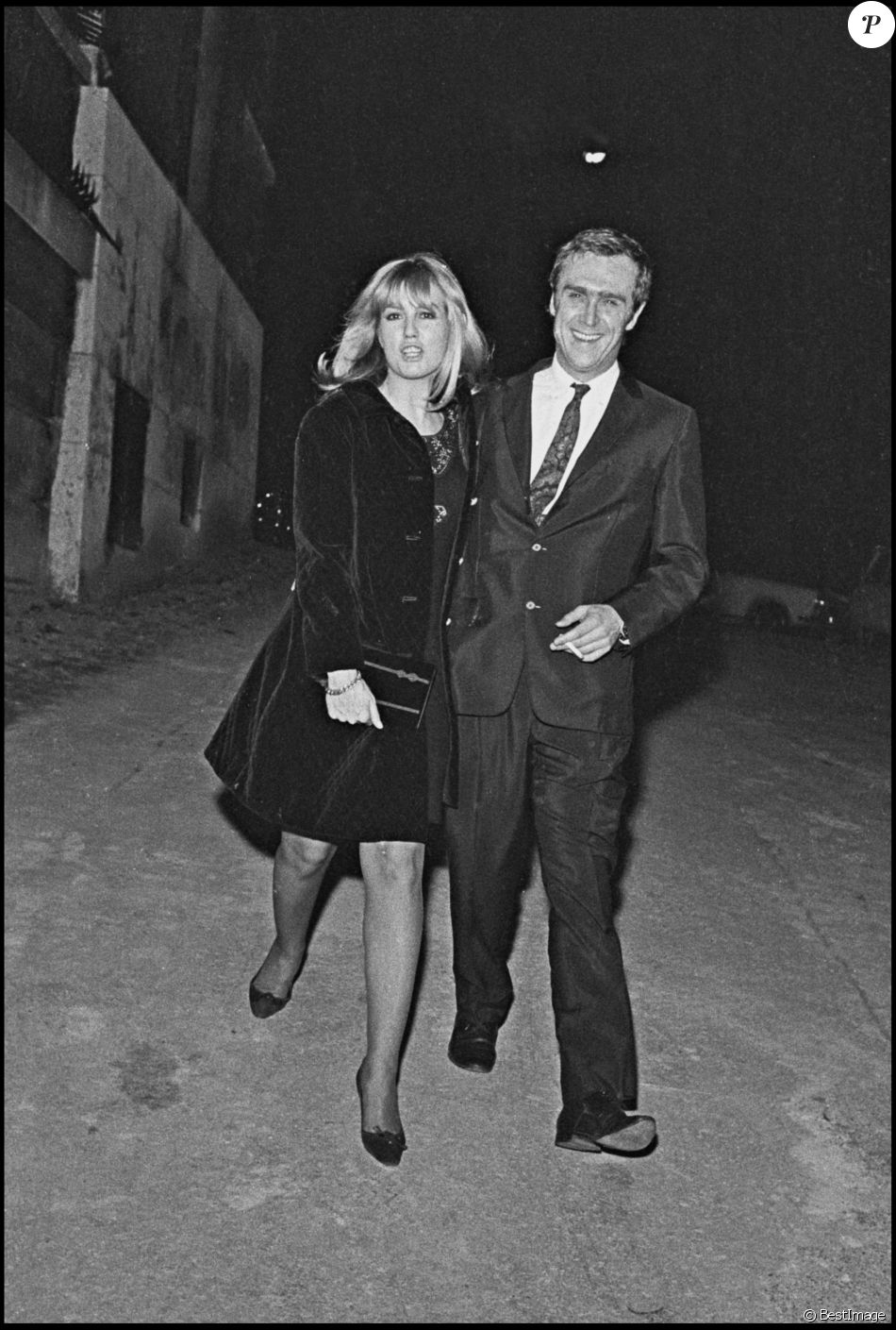 Marc Simenon et Mylène Demongeot en 1967 Purepeople