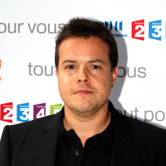 Info - Sébastien et Nicolas Demorand ont perdu leur père Jacques Demorand - Nicolas Demorand lors de la conference de Presse de Rentree 2009/2010 de France Television à Paris.