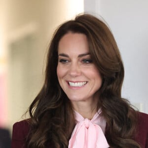 Kate Catherine Middleton, princesse de Galles - Le prince et la princesse de Galles en visite au centre Roca à Chelsea dans le Massachusetts, à l'occasion de leur voyage officiel aux Etats-Unis. Le 1er décembre 2022 