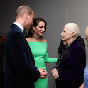 Le prince William, prince de Galles, et Catherine (Kate) Middleton, princesse de Galles, Annie Lennox lors de la 2ème cérémonie "Earthshot Prize Awards" au "MGM Music Hall de Fenway" à Boston, le 2 décembre 2022. Au cours de cette soirée, les noms des lauréats seront révélés. 