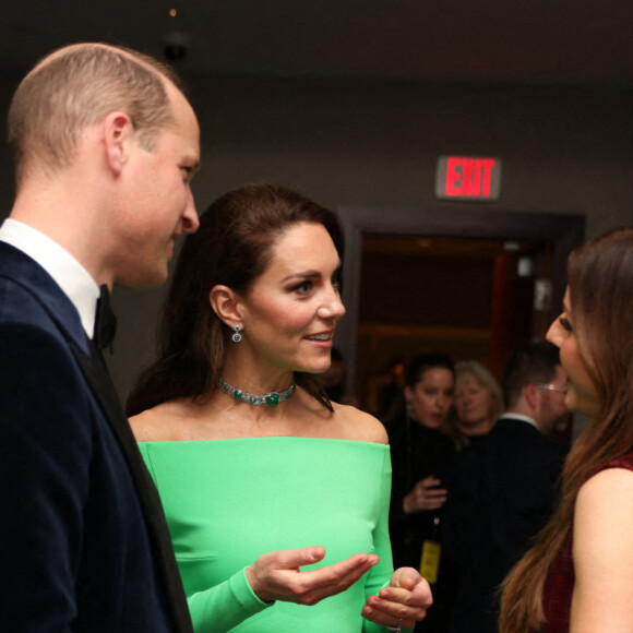 Le prince William, prince de Galles, et Catherine (Kate) Middleton, princesse de Galles, Ellie Goulding lors de la 2ème cérémonie "Earthshot Prize Awards" au "MGM Music Hall de Fenway" à Boston, le 2 décembre 2022. Au cours de cette soirée, les noms des lauréats seront révélés. 