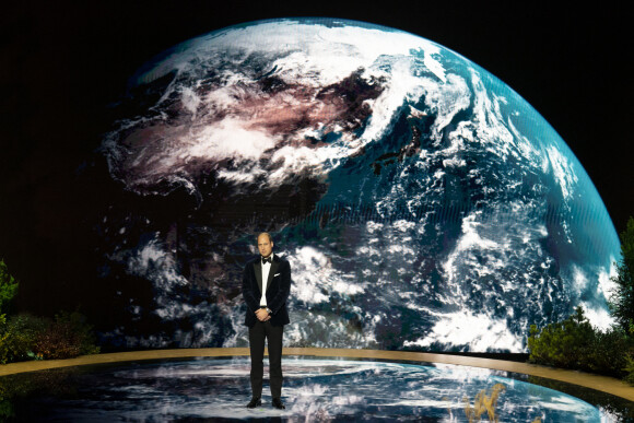 Le prince William, prince de Galles, lors de la 2ème cérémonie "Earthshot Prize Awards" au "MGM Music Hall de Fenway" à Boston, le 2 décembre 2022. Au cours de cette soirée, les noms des lauréats seront révélés.