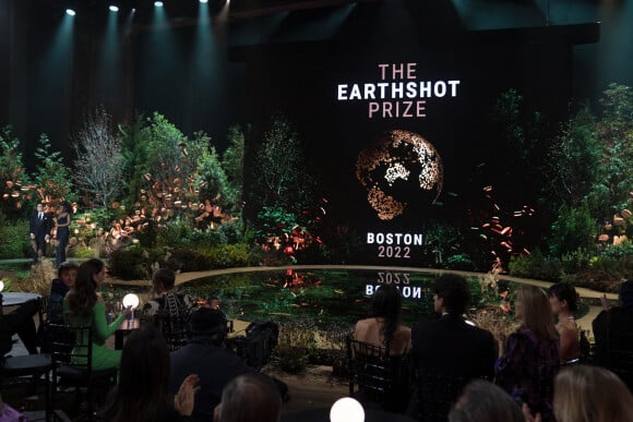 Les lauréats en vidéo lors de la 2ème cérémonie "Earthshot Prize Awards" au "MGM Music Hall de Fenway" à Boston, le 2 décembre 2022. Au cours de cette soirée, les noms des lauréats seront révélés. 2ème cérémonie "Earthshot Prize Awards" au "MGM Music Hall de Fenway" à Boston, le 2 décembre 2022. Au cours de cette soirée, les noms des lauréats seront révélés. 