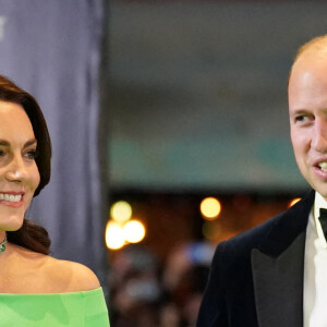 Le prince William, prince de Galles, et Catherine (Kate) Middleton, princesse de Galles, lors de la 2ème cérémonie "Earthshot Prize Awards" au "MGM Music Hall de Fenway" à Boston, le 2 décembre 2022. Au cours de cette soirée, les noms des lauréats seront révélés. 