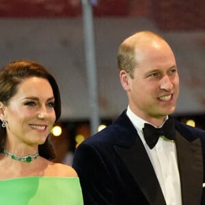 Le prince William, prince de Galles, et Catherine (Kate) Middleton, princesse de Galles, lors de la 2ème cérémonie "Earthshot Prize Awards" au "MGM Music Hall de Fenway" à Boston, le 2 décembre 2022. Au cours de cette soirée, les noms des lauréats seront révélés. 