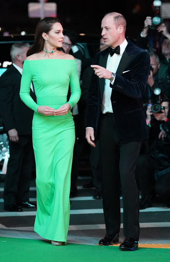 Le prince William, prince de Galles, et Catherine (Kate) Middleton, princesse de Galles lors de la 2ème cérémonie "Earthshot Prize Awards" au "MGM Music Hall de Fenway" à Boston, le 2 décembre 2022. Au cours de cette soirée, les noms des lauréats seront révélés. 