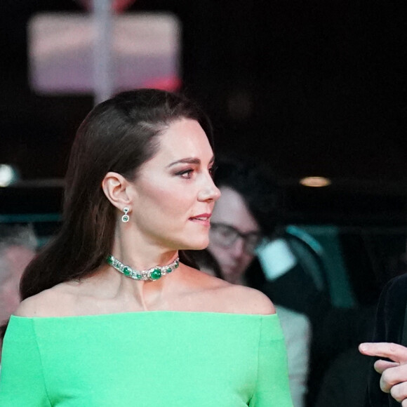 Le prince William, prince de Galles, et Catherine (Kate) Middleton, princesse de Galles lors de la 2ème cérémonie "Earthshot Prize Awards" au "MGM Music Hall de Fenway" à Boston, le 2 décembre 2022. Au cours de cette soirée, les noms des lauréats seront révélés. 