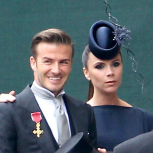 David et Victoria Beckham - Invités au mariage du prince William et de Kate Middleton