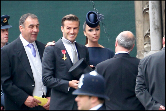 David et Victoria Beckham - Invités au mariage du prince William et de Kate Middleton