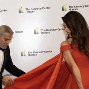 George Clooney, Amal Clooney - Dîner de gala des lauréats du 45e prix annuel du Kennedy Center à Washington, le 3 décembre 2022.